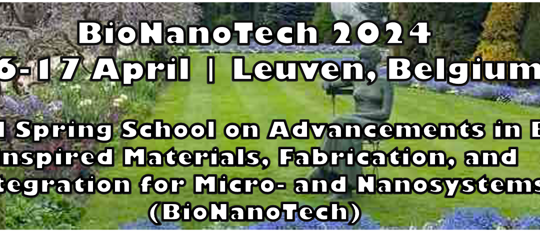 BioNanoTech 2024, April 16-17